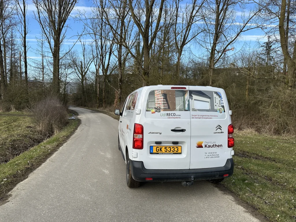 Photo camionnette sérigraphiée