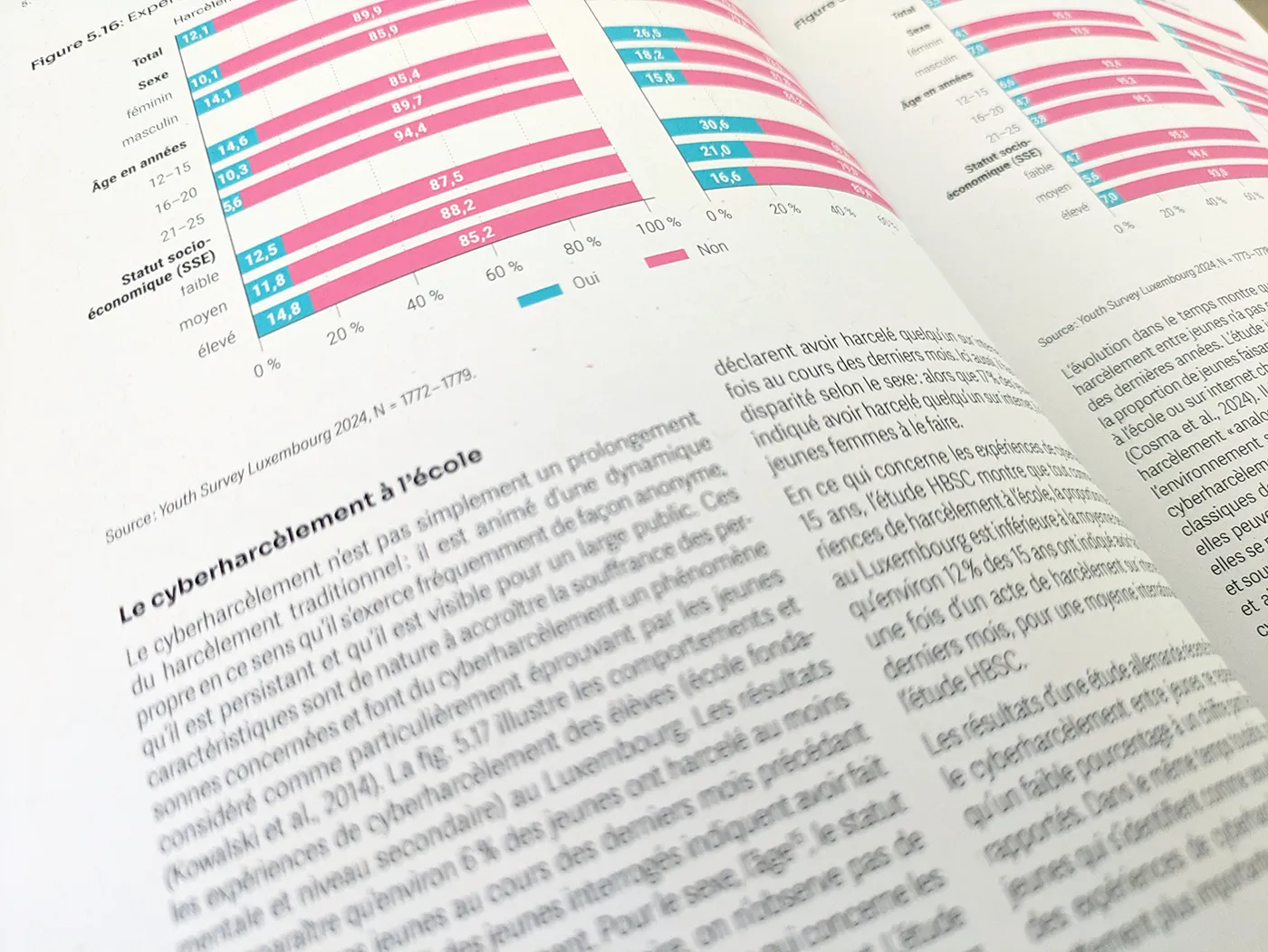 pages intérieures de brochure Jugendbericht 2025