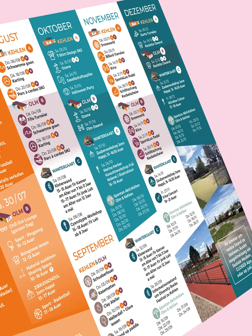 pages intérieures de brochure Jugendbericht 2025