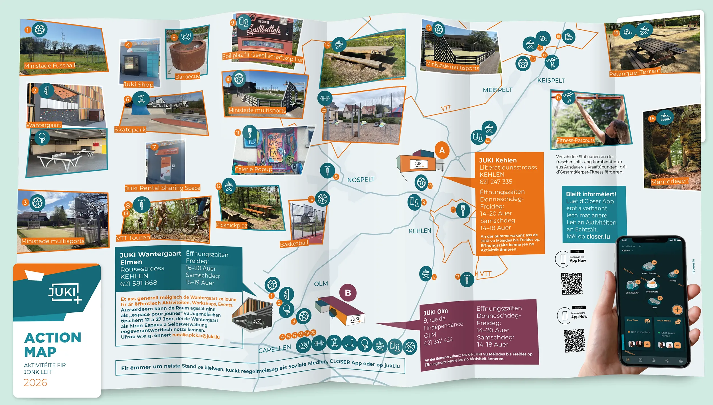 pages intérieures de brochure Jugendbericht 2025