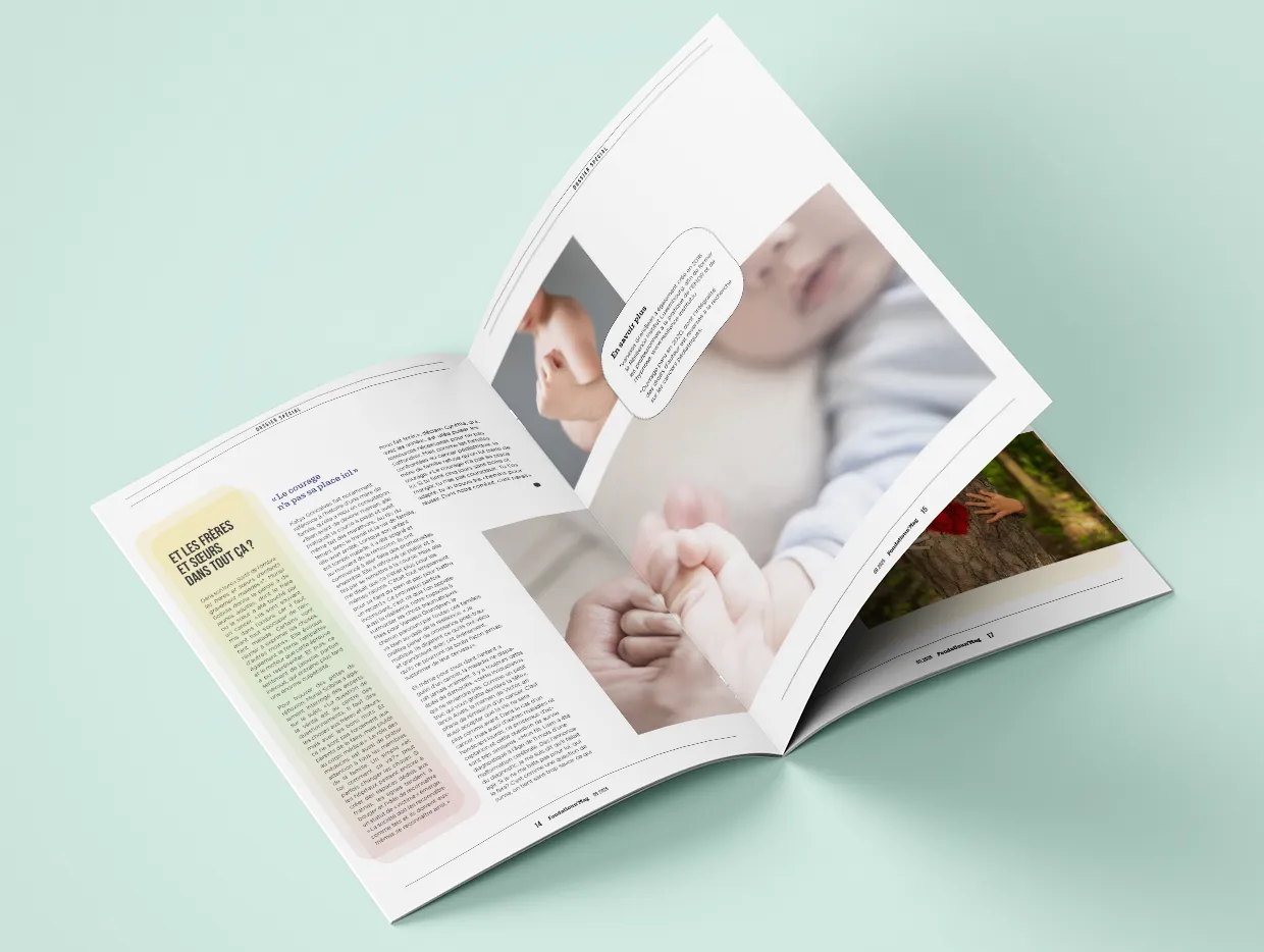 Image pages de magazine Fondatioun Kriibskrank Kanner